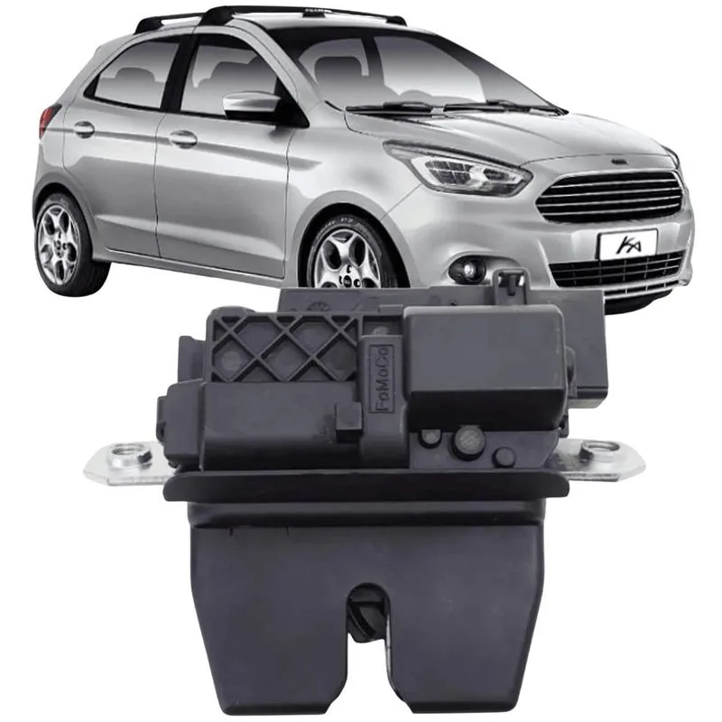 Fechadura C/Trava Elétrica Porta Malas Ka Hatch 2014 À 2022