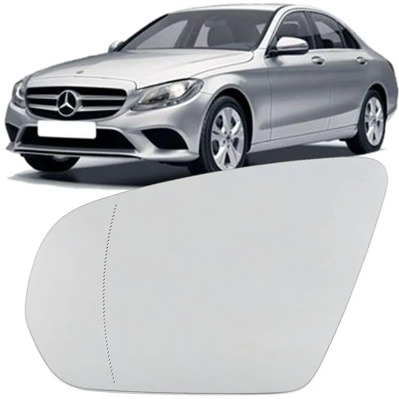Lente Espelho Retrovisor Mercedes C180 C200 C250 2015-19 Esq