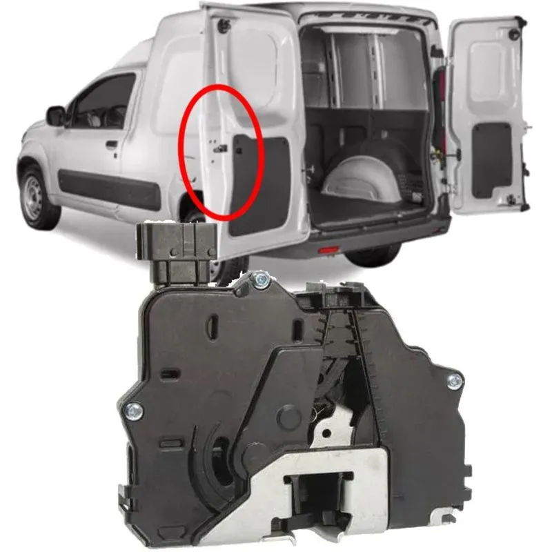 Fechadura Elétrica Porta Traseira Fiorino Bau G3 2014 À 2024