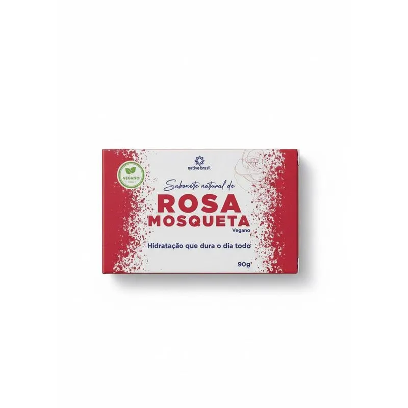 Sabonete Natural De Rosa Mosqueta - Nativa Brasil 90g