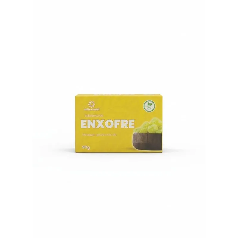 Nativa Brasil Sabonete Facial Em Barra Enxofre 90g