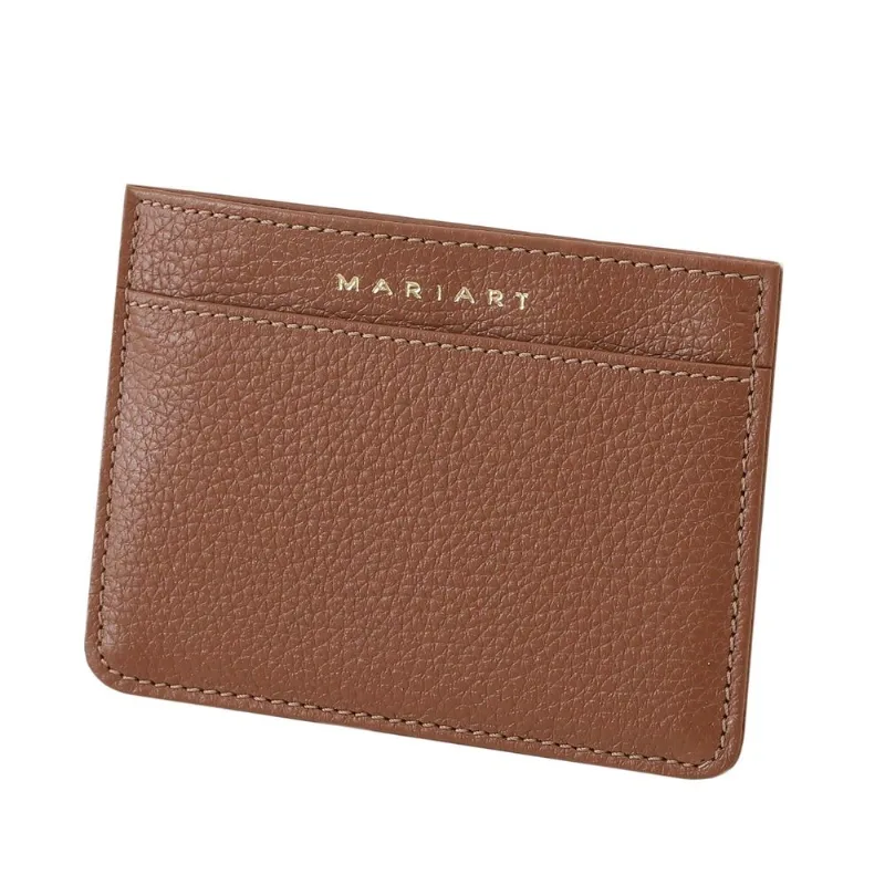 Porta-cartão Slim Mariart 665 De Couro Legítimo Feminino