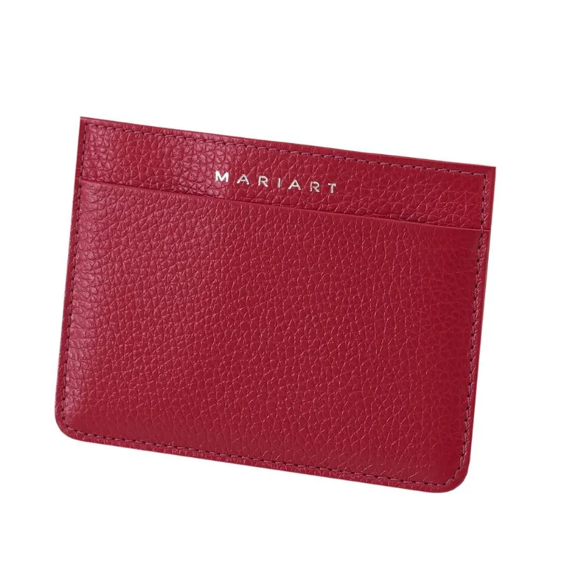 Porta-cartão Slim Mariart 665 De Couro Legítimo Feminino