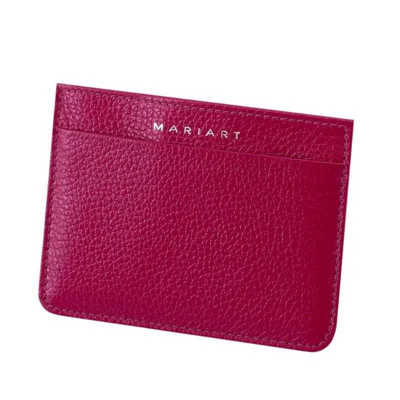 Porta-cartão Slim Mariart 665 De Couro Legítimo Feminino