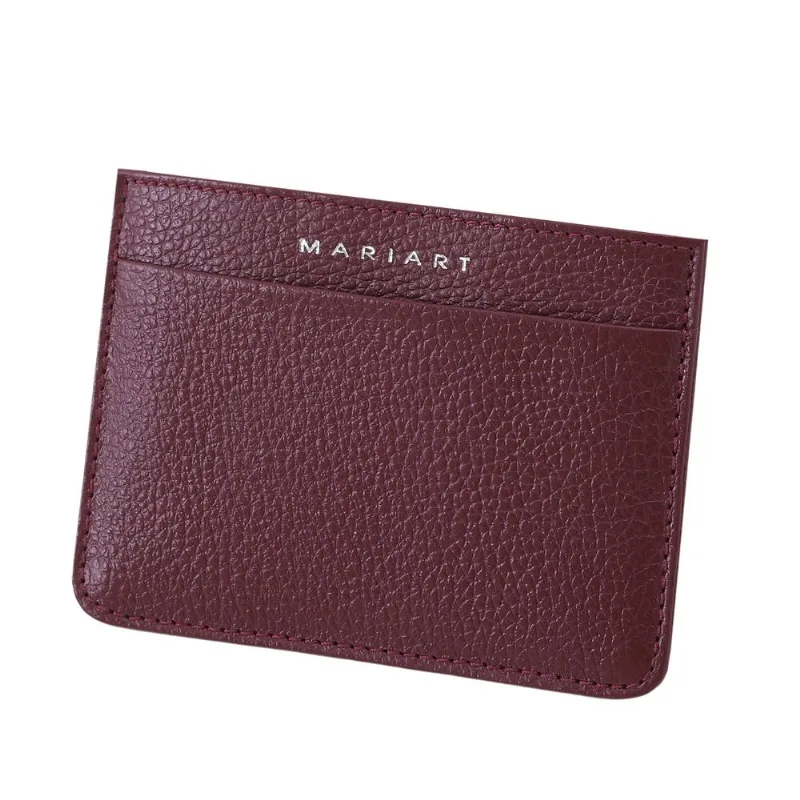 Porta-cartão Slim Mariart 665 De Couro Legítimo Feminino
