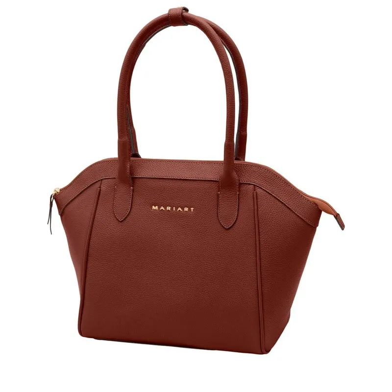 Mariart Petúnia Bolsa Shoulder Feminina em Couro