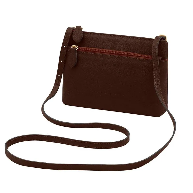 Bolsa Feminina Transversal De Couro Mariart Ágata
