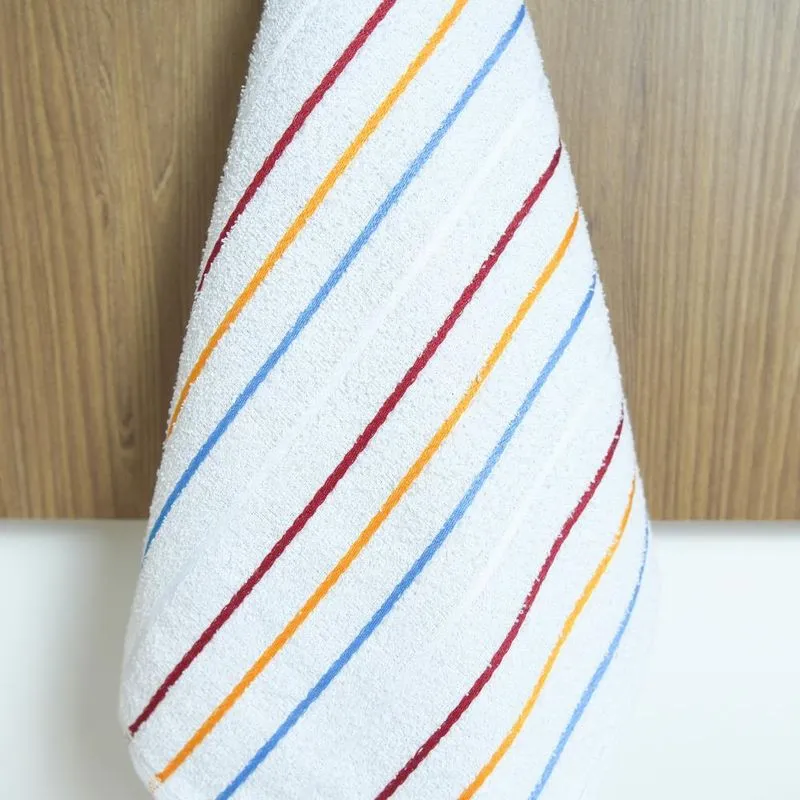 Kit 3 Pano De Copa Bonjour Cozinha Atoalhado Felpudo Branco