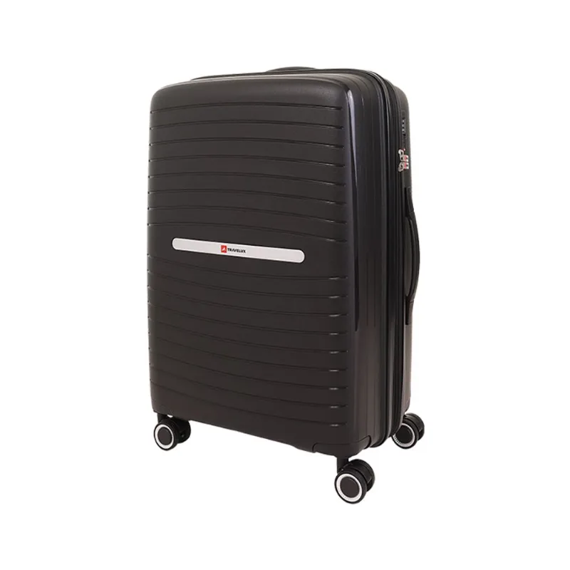 Mala Travelux Glarus Tamanho M – Polipropileno Preto
