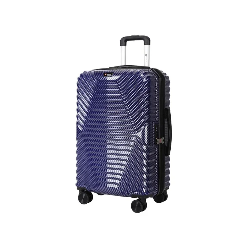 Mala Travelux Samedan Média 23 Kg Azul - Expansível E Cadeado Tsa