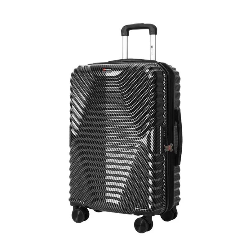 Mala Travelux Samedan Grande 32 Kg Preta - Expansível E Cadeado Tsa