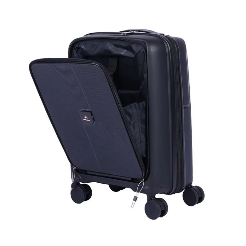 Mala Travelux Engelberg Ii Pequena 10 Kg – Expansível Preta