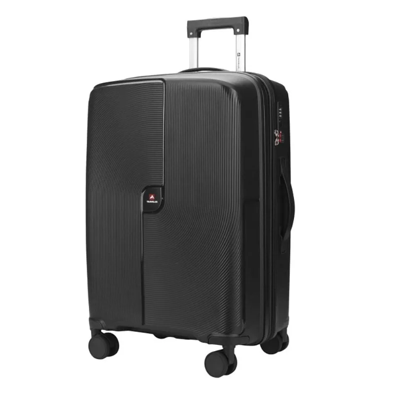 Mala Travelux Engelberg Ii Grande 32 Kg – Expansível Preta