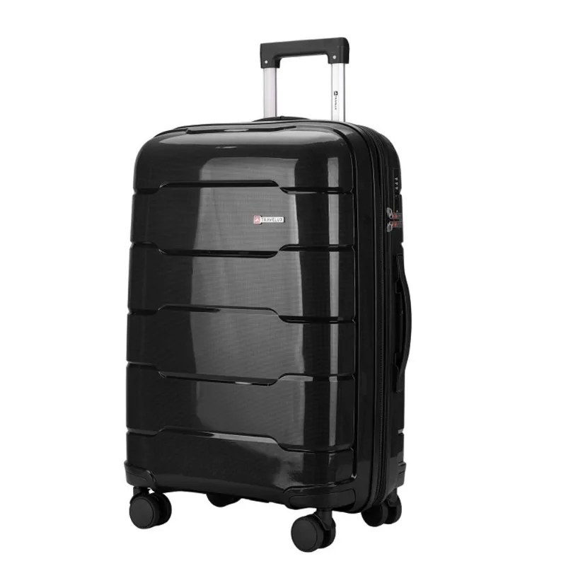 Mala Travelux Wengen Grande 32 Kg Preta – Expansível E Cadeado Tsa