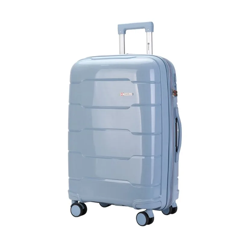 Mala Travelux Wengen Média 23 Kg Azul – Expansível E Cadeado Tsa