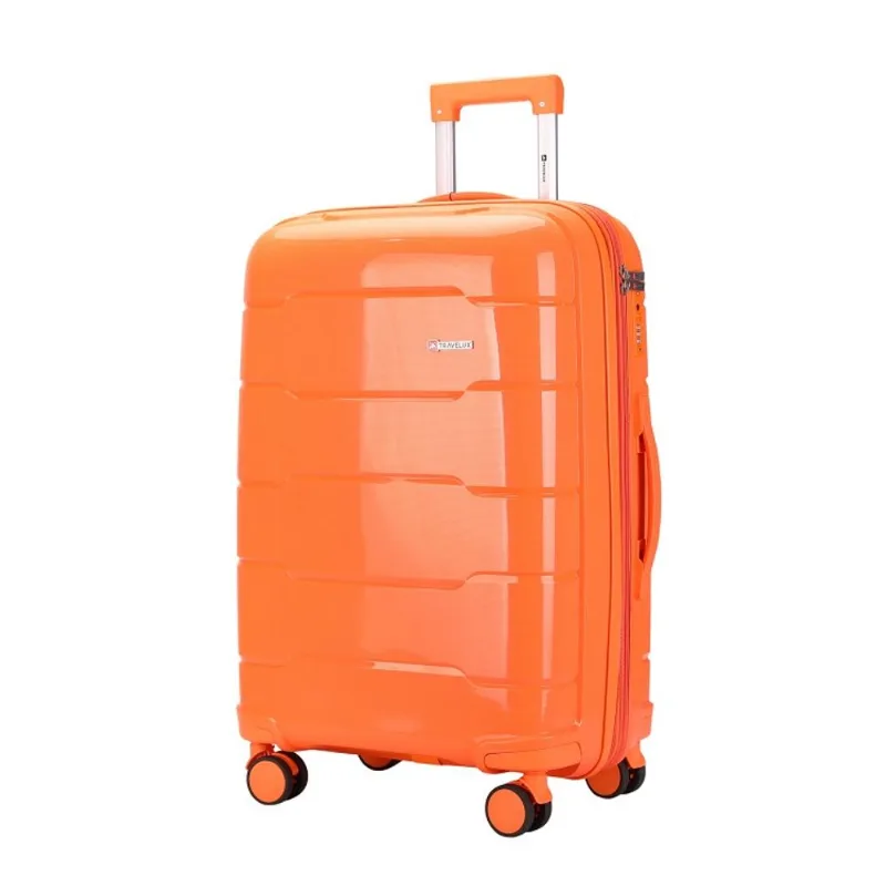 Mala Travelux Wengen Média 23 Kg Laranja – Expansível E Cadeado Tsa
