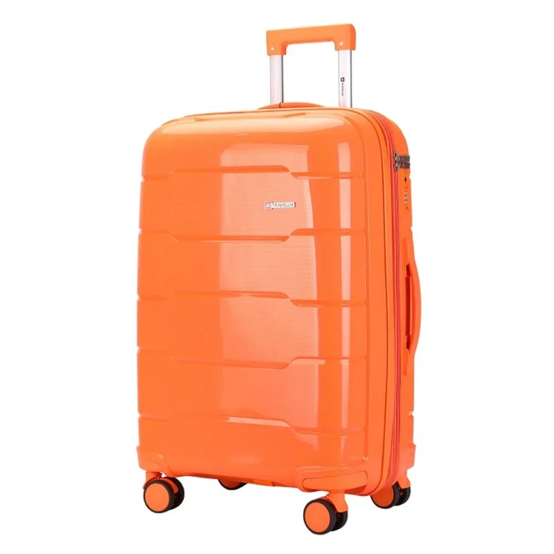 Mala Travelux Wengen Grande 32 Kg Laranja – Expansível E Cadeado Tsa