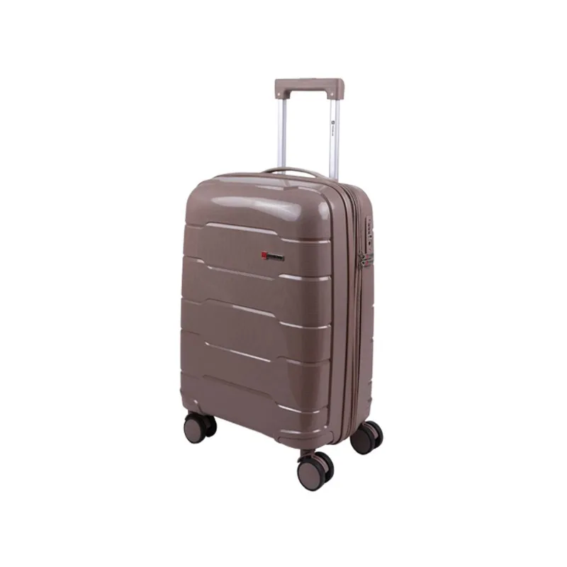 Mala Travelux Wengen Pequena 10 Kg Caqui – Expansível E Cadeado Tsa