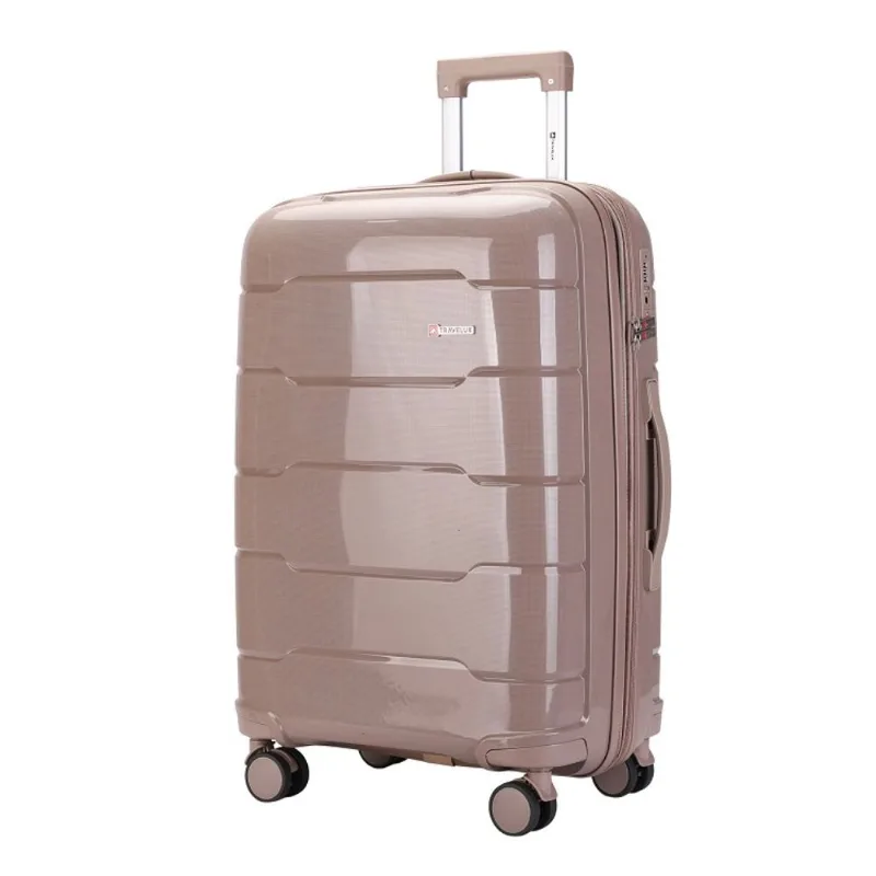 Mala Travelux Wengen Grande 32 Kg Caqui – Expansível E Cadeado Tsa
