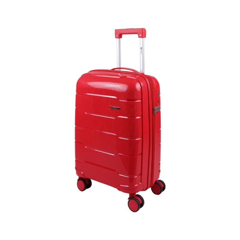Mala Travelux Wengen Pequena 10 Kg Vermelha – Expansível E Cadeado Tsa