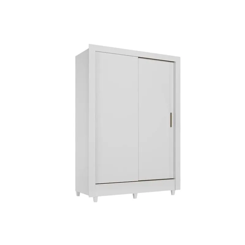 Guarda Roupa Solteiro Bélgica 2 Portas Branco Santos Andirá