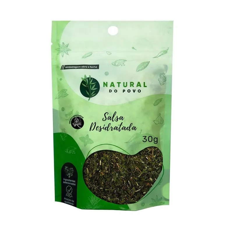 Salsa Desidratada 30g - Tempero e Propriedades Terapêuticas