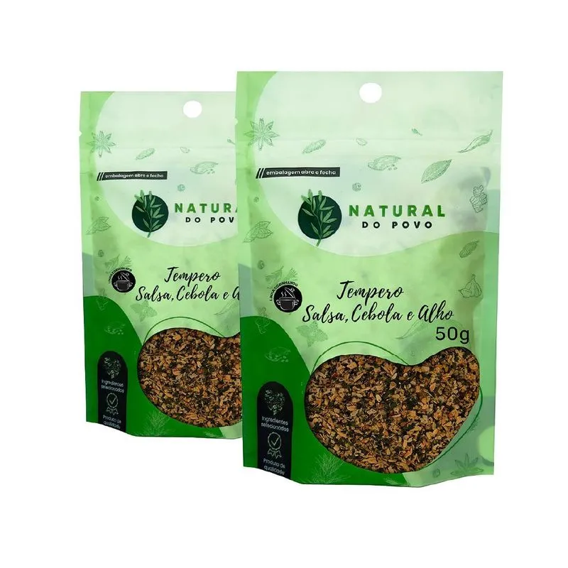 Alho Cebola E Salsa Kit 2 100% Natural Alta Qualidade 50g