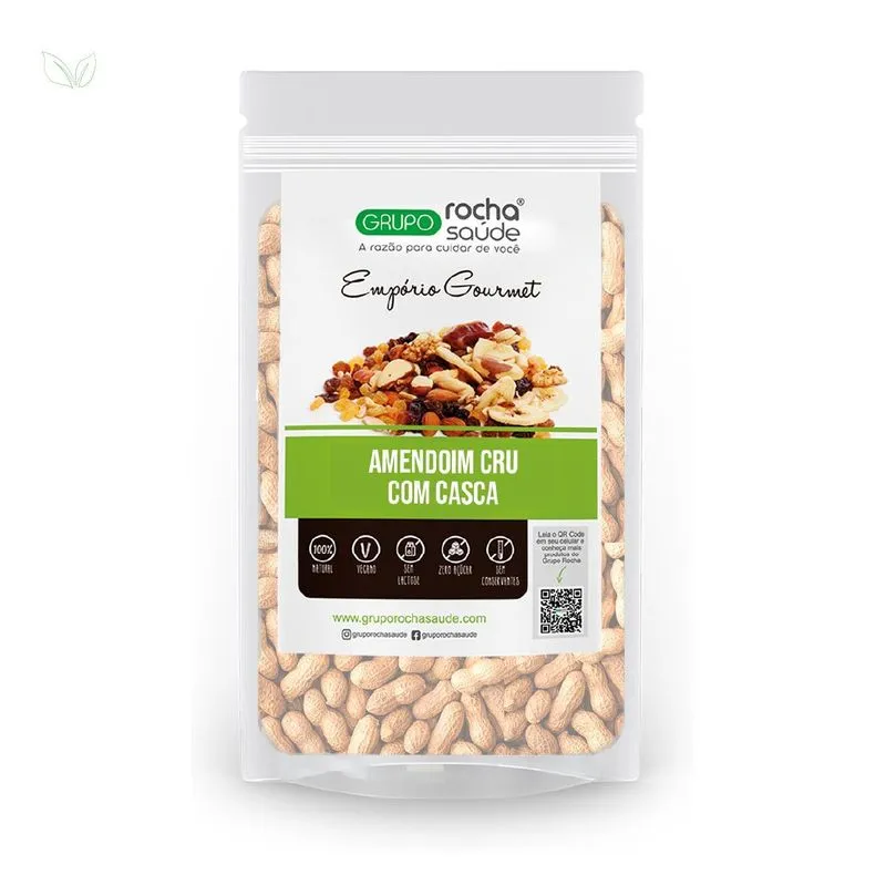Amendoim Cru Com Casca 200g