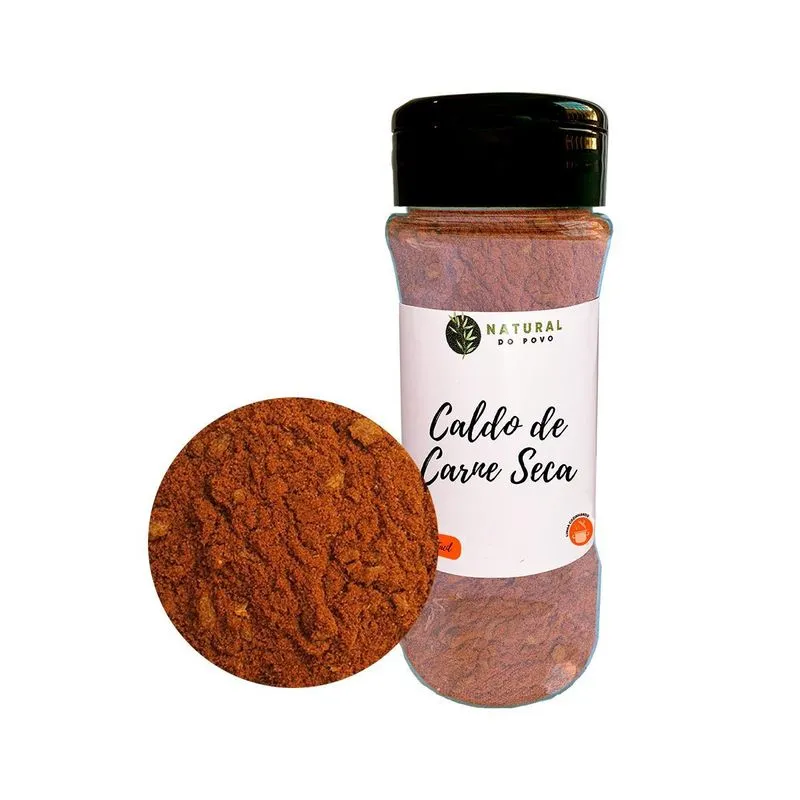 Caldo Carne Seca Qualidade Superior Com Dosador 80g