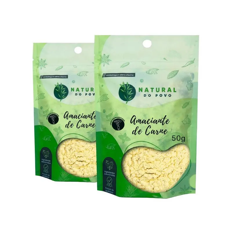 Amaciante De Carne 100% Natural Alta Qualidade Pouch 50g