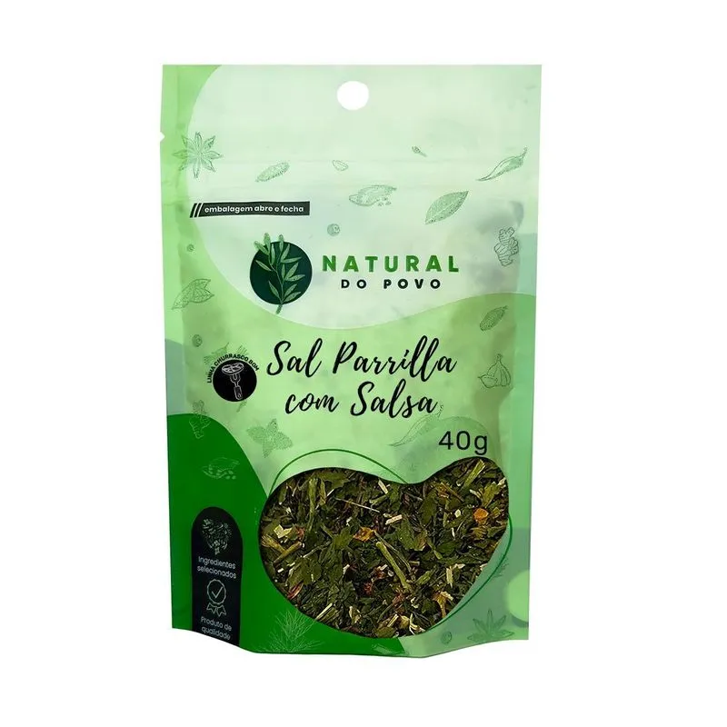 Sal Parrilla Salsa Tempero Selecionado Premium Pouch 40g