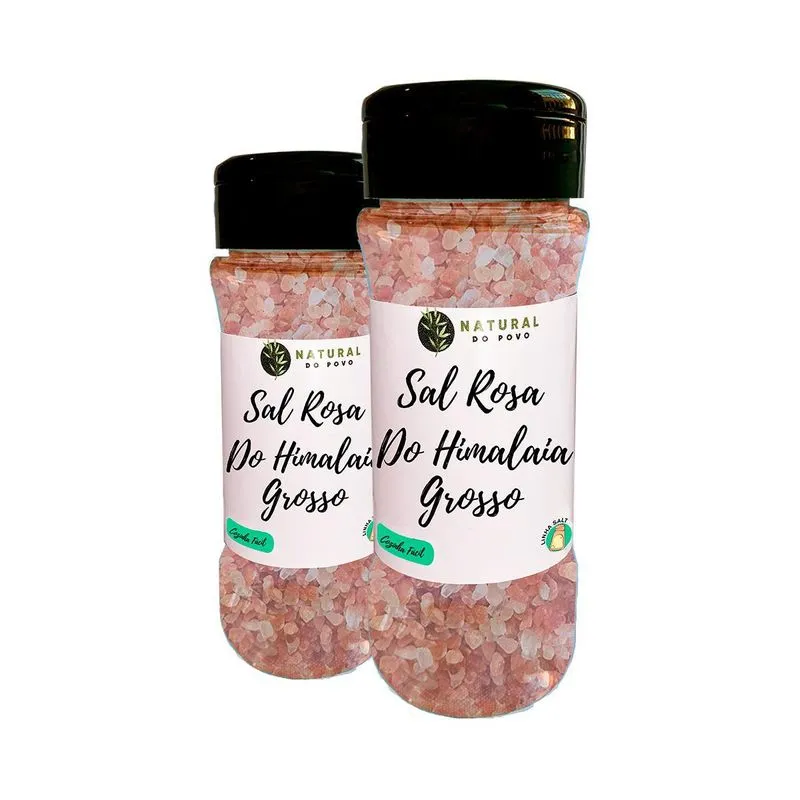 Sal Rosa Premium Do Himalaia Fino Pote Com Dosador 130g