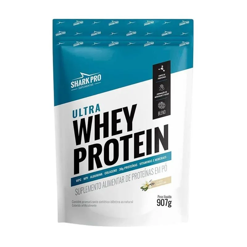 Whey Protein Ultra Baunilha 907g Sharkpro
