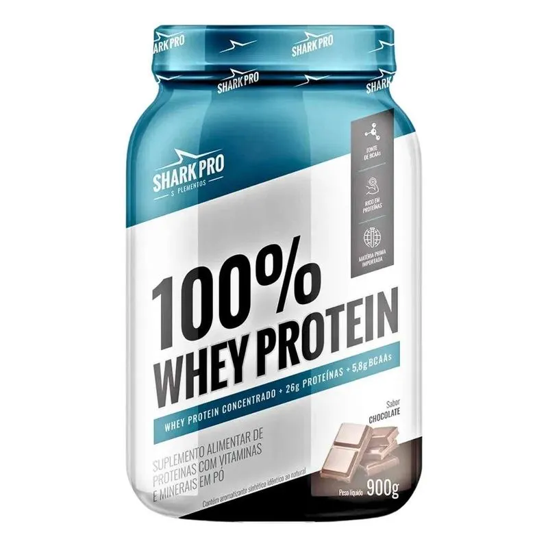 100% Whey Protein Pote 900g Chocolate Sharkpro