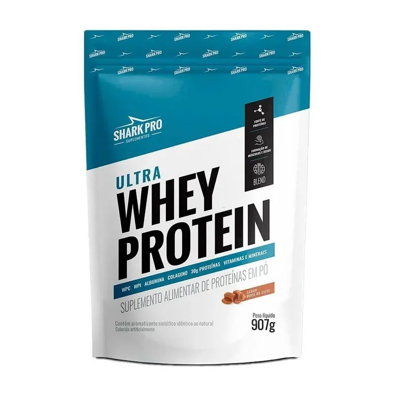 Whey Protein Ultra Doce De Leite 907g Sharkpro