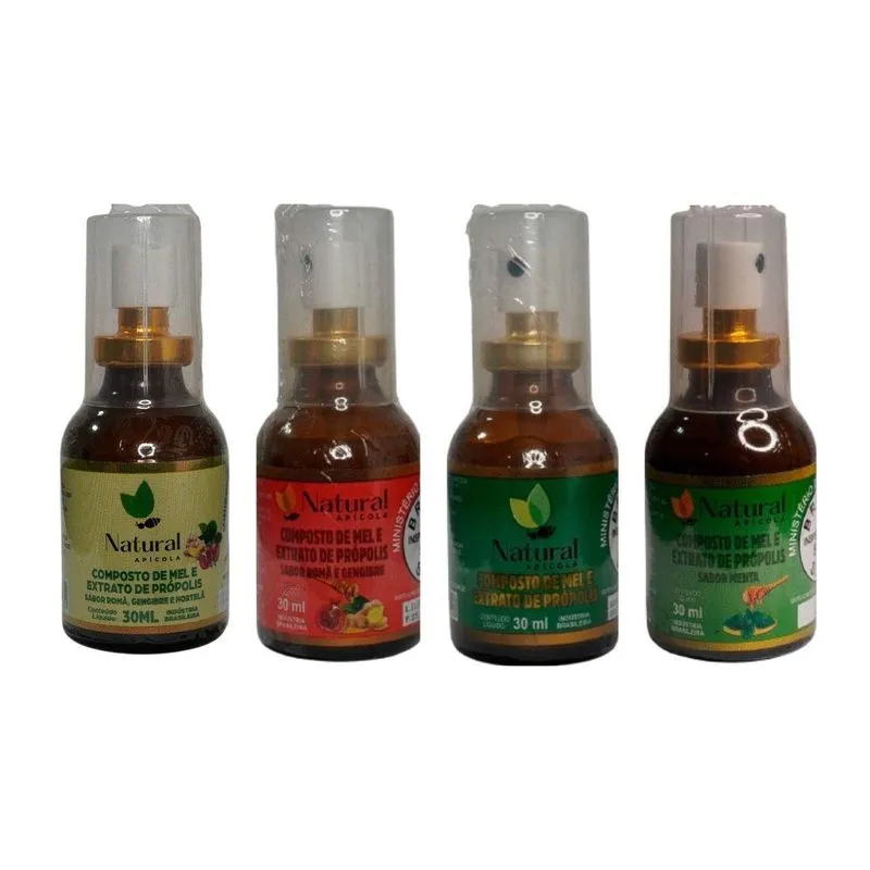 Mix Premium Composto De Mel Sem Conservantes Natural Apicola