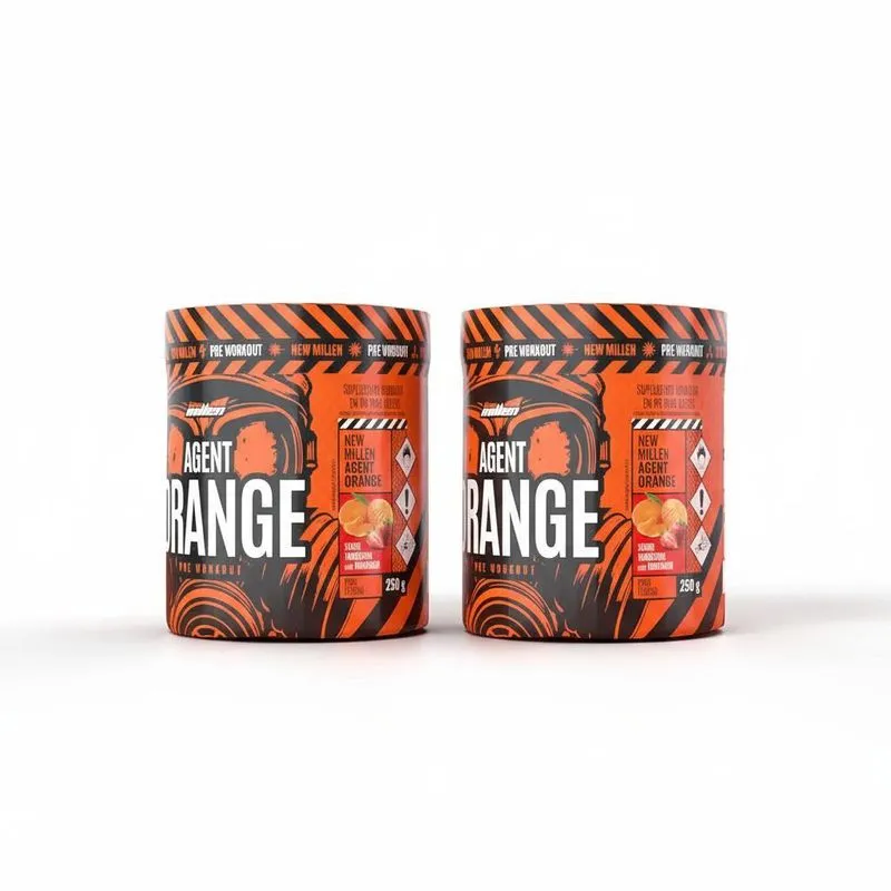 Kit 2 Agent Orange Tangerina Com Morango Intensidade 250g