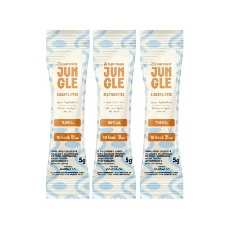 Kit 3 Jungle Tropical Low Carb 5g Equilibrio Mineral