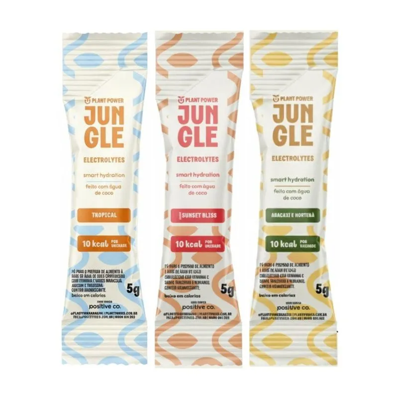 Mix 3 Sabores Jungle Low Carb Equilibrio Mineral Plant Power