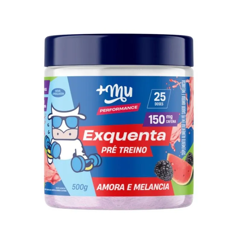 Pre Treino Amora E Melancia Exquenta Foco E Força 300g +mu