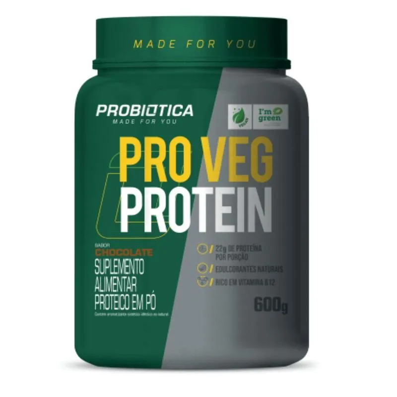 Pro Veg Whey Protein Vegano Isolado 22g De Proteína 600g