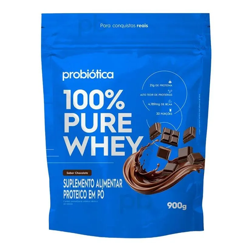 Whey Protein Conc 100% Pure Chocolate 24g De Prot 900g