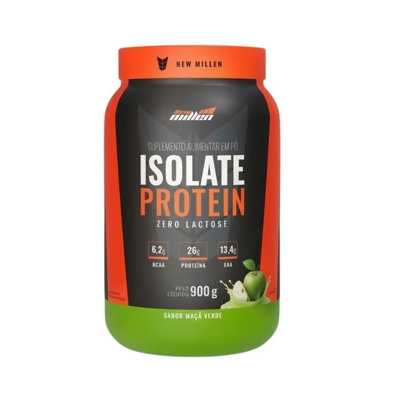 Whey Protein Isolado Maça Verde 26g De Prot 900g