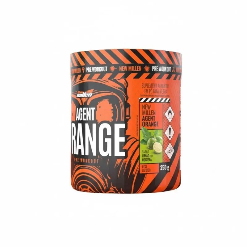 Agent Orange Limão C Hort Pré Treino Foco E Resiliência 250g
