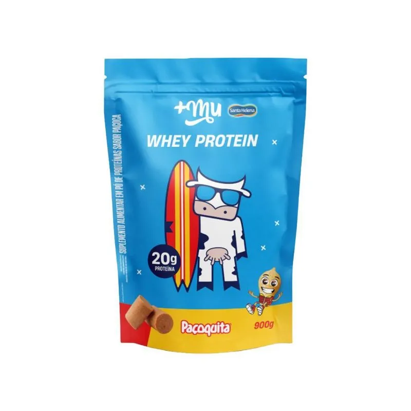 Whey Protein Concentrado Paçoquita 20g De Proteina 900g +mu