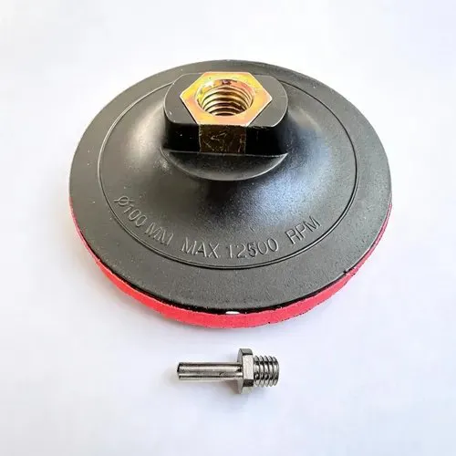 Suporte Boina / Lixa Com Velcro 100mm Diamante Azul - Lm Bricolagem e Construção