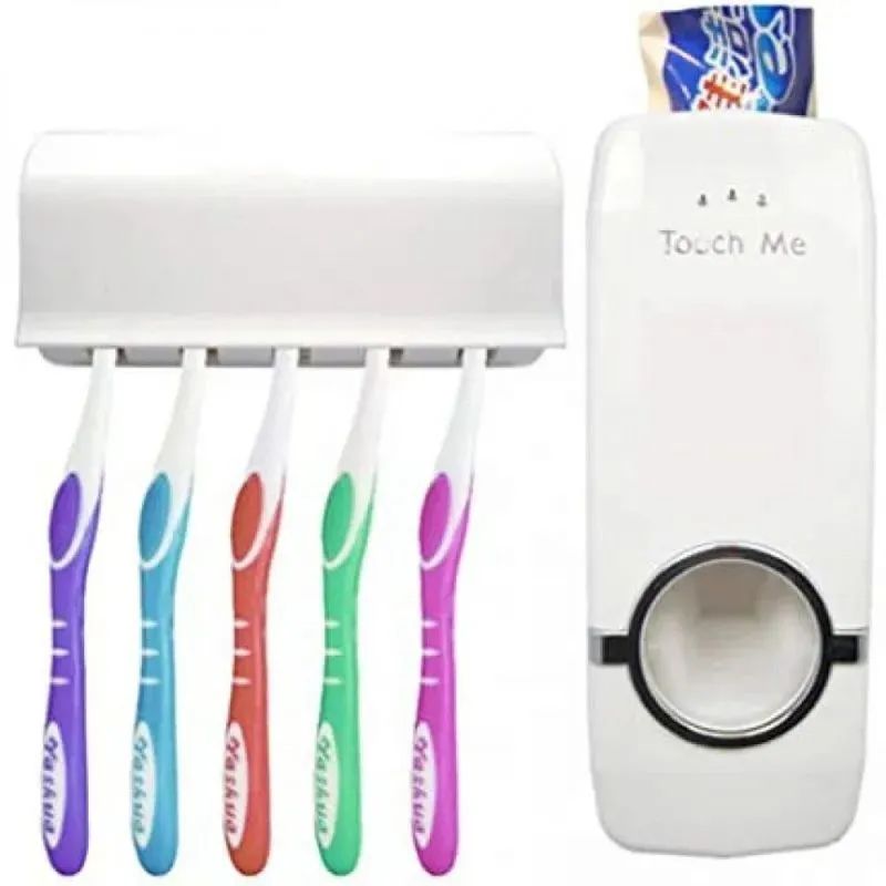 Dispenser Pasta de Dente Automático Com Suporte Para 5 Escovas 766