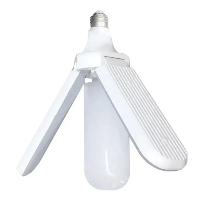 Lâmpada 3 Pétala Led 45w Design Ventilador 6500k E27 Econômica Branco Frio 027