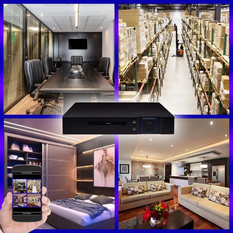 Gravador Dvr 8 Canais 5x1 Hdcvi Ahd Analógico e Ip Casa Loja ios android pc 402