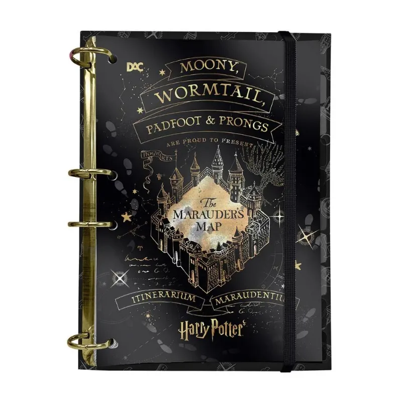 Caderno Argolado Colegial Harry Potter 144 Folhas 4177 - DAC